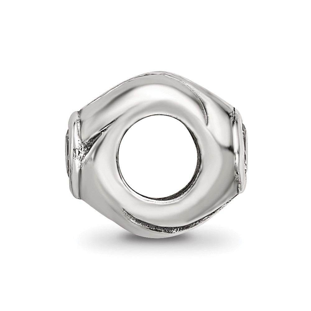 Sterling Silver Reflections CZ Bead