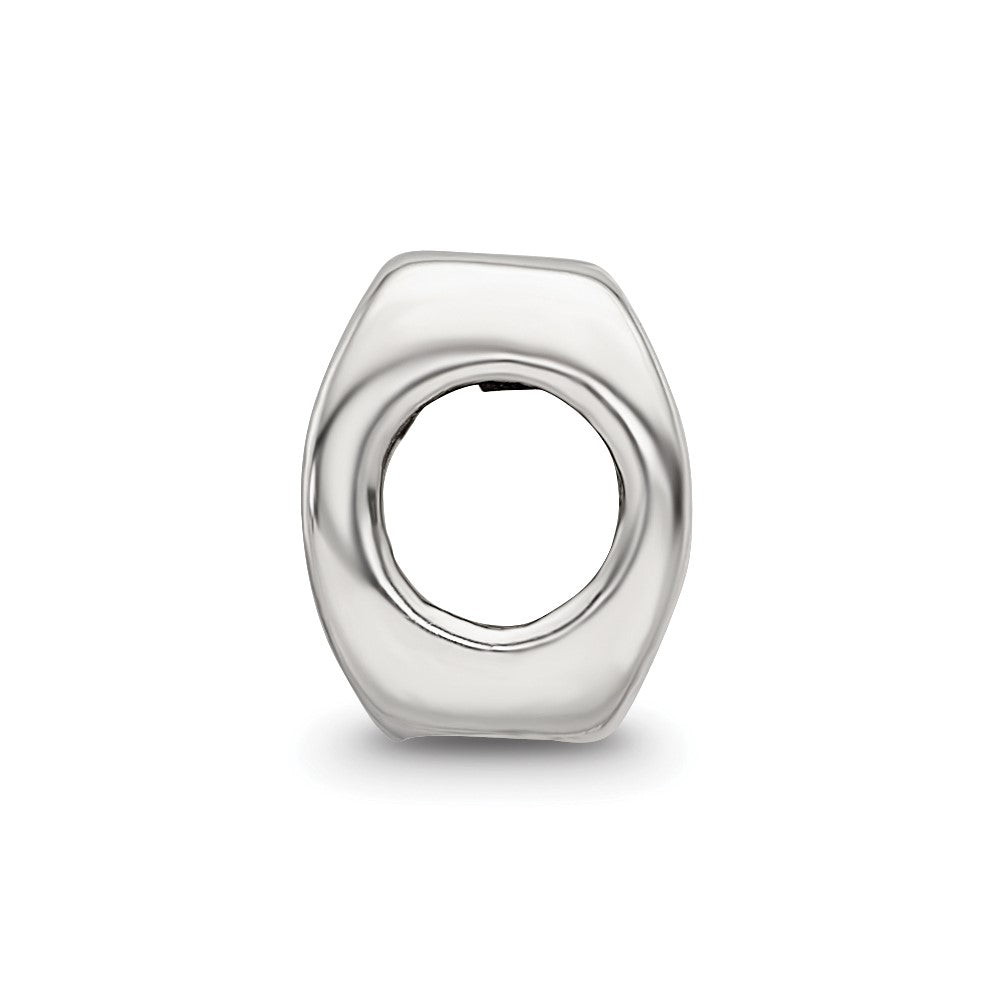 Sterling Silver Reflections Gemini Zodiac Antiqued Bead