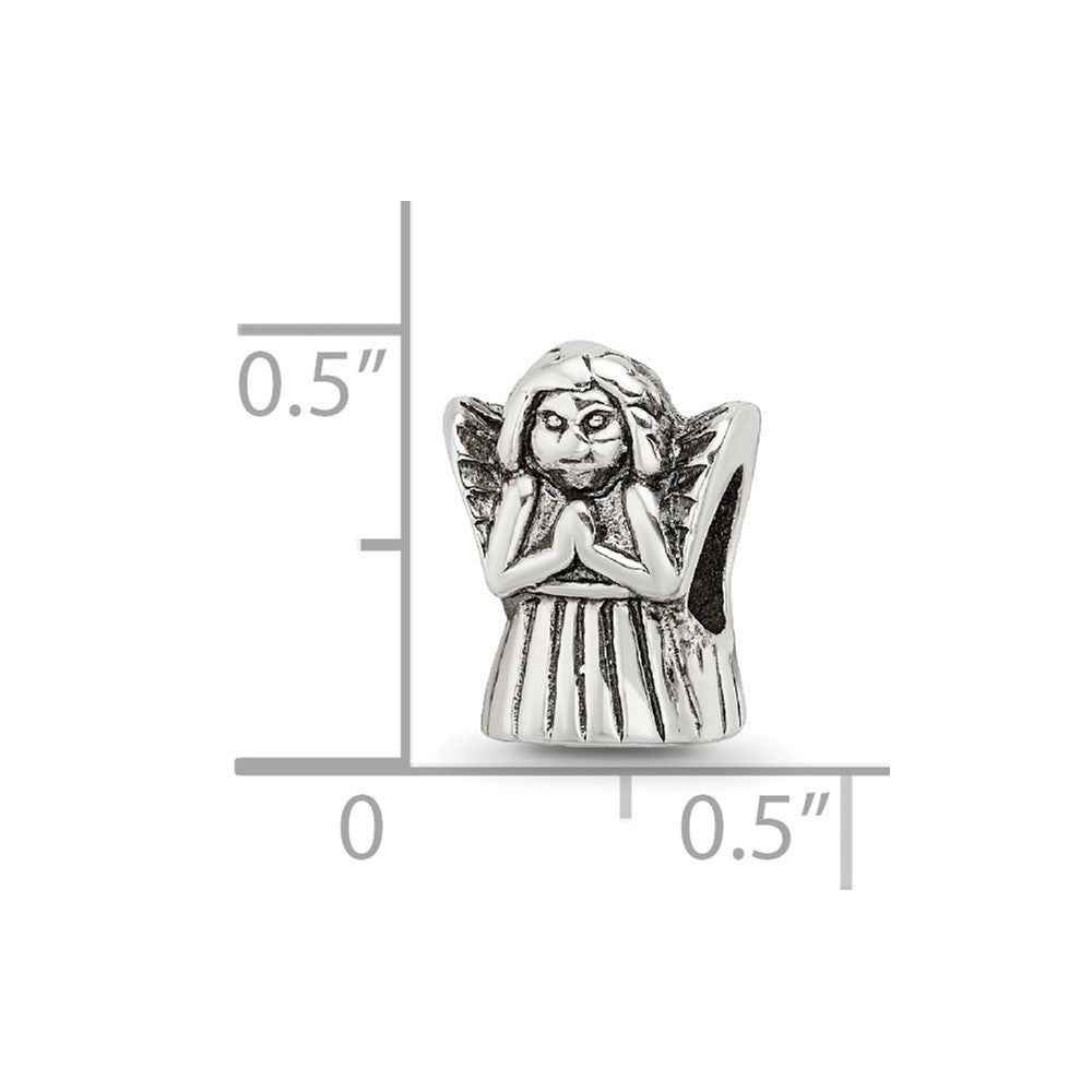 Sterling Silver Reflections Praying Angel Bead