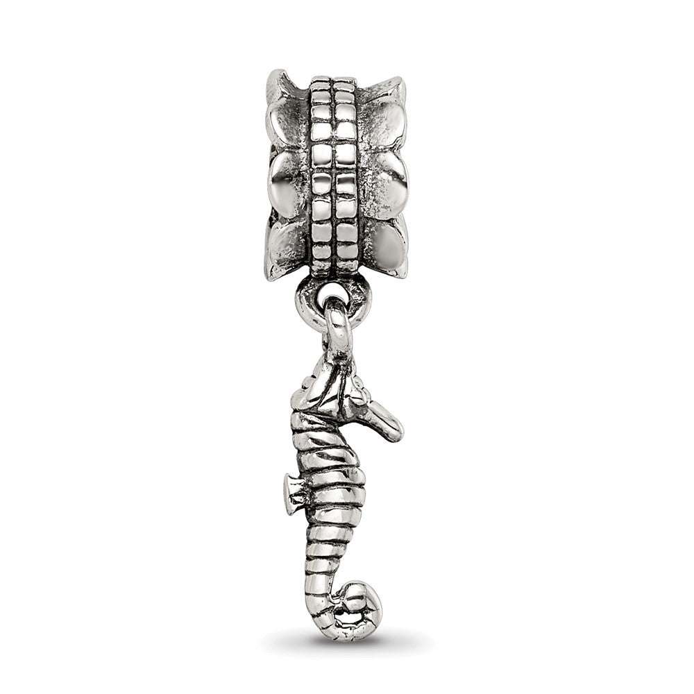 Sterling Silver Reflections Seahorse Dangle Bead