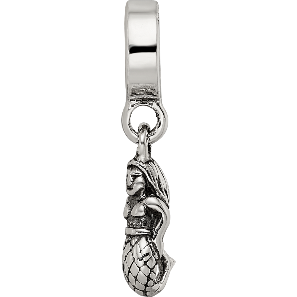 Sterling Silver Reflections Mermaid Dangle Bead
