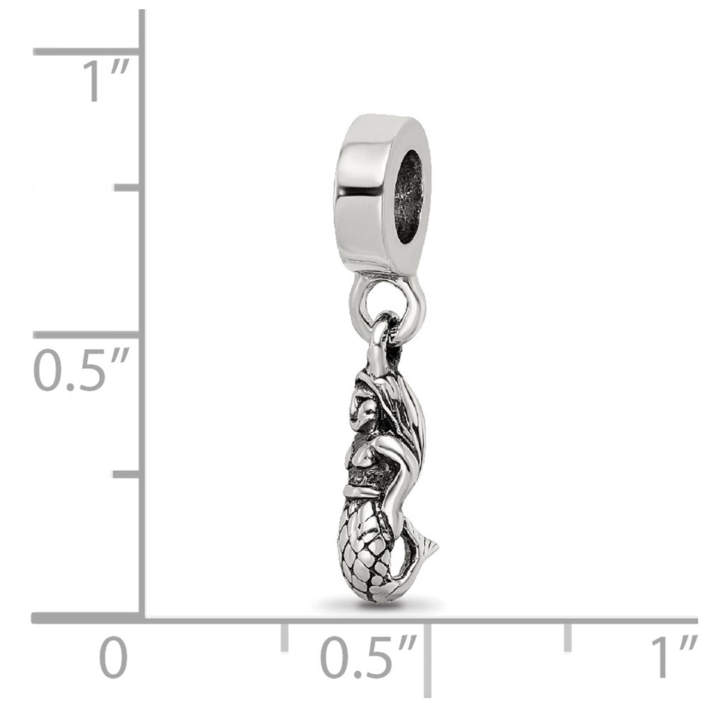 Sterling Silver Reflections Mermaid Dangle Bead