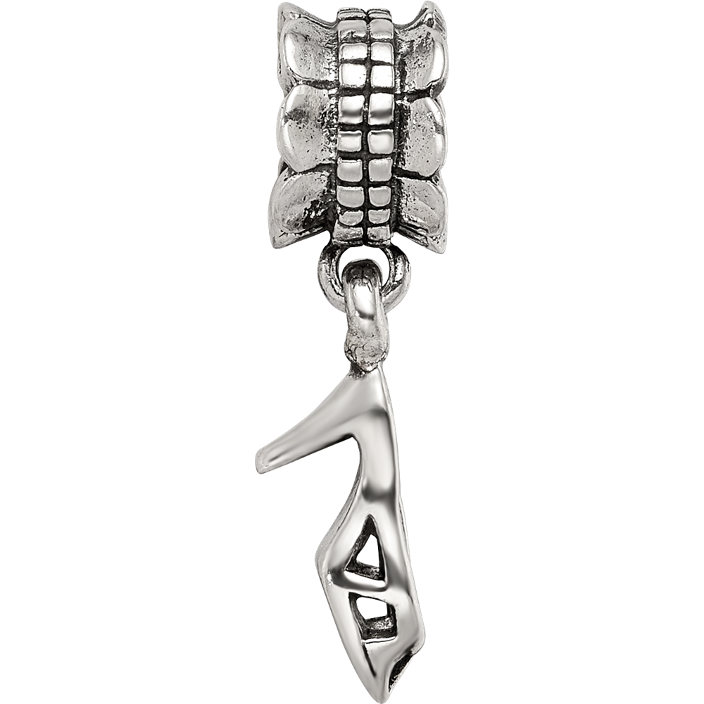 Sterling Silver Reflections High Heel Shoe Dangle Bead