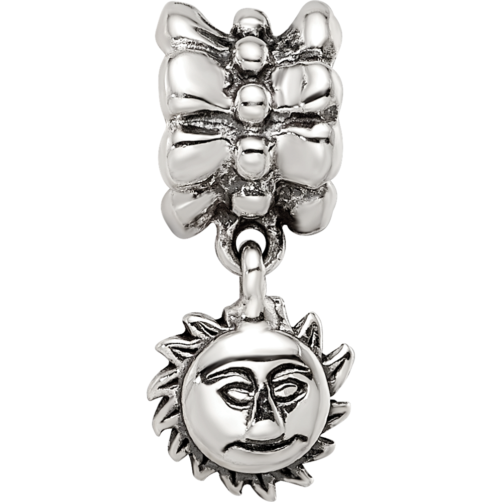 Sterling Silver Reflections Sun Dangle Bead