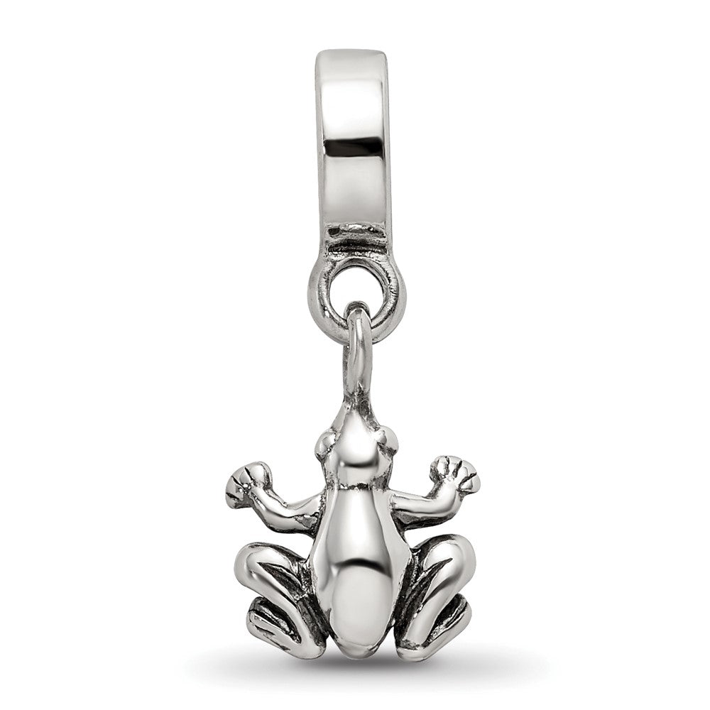 Sterling Silver Reflections Frog Dangle Bead