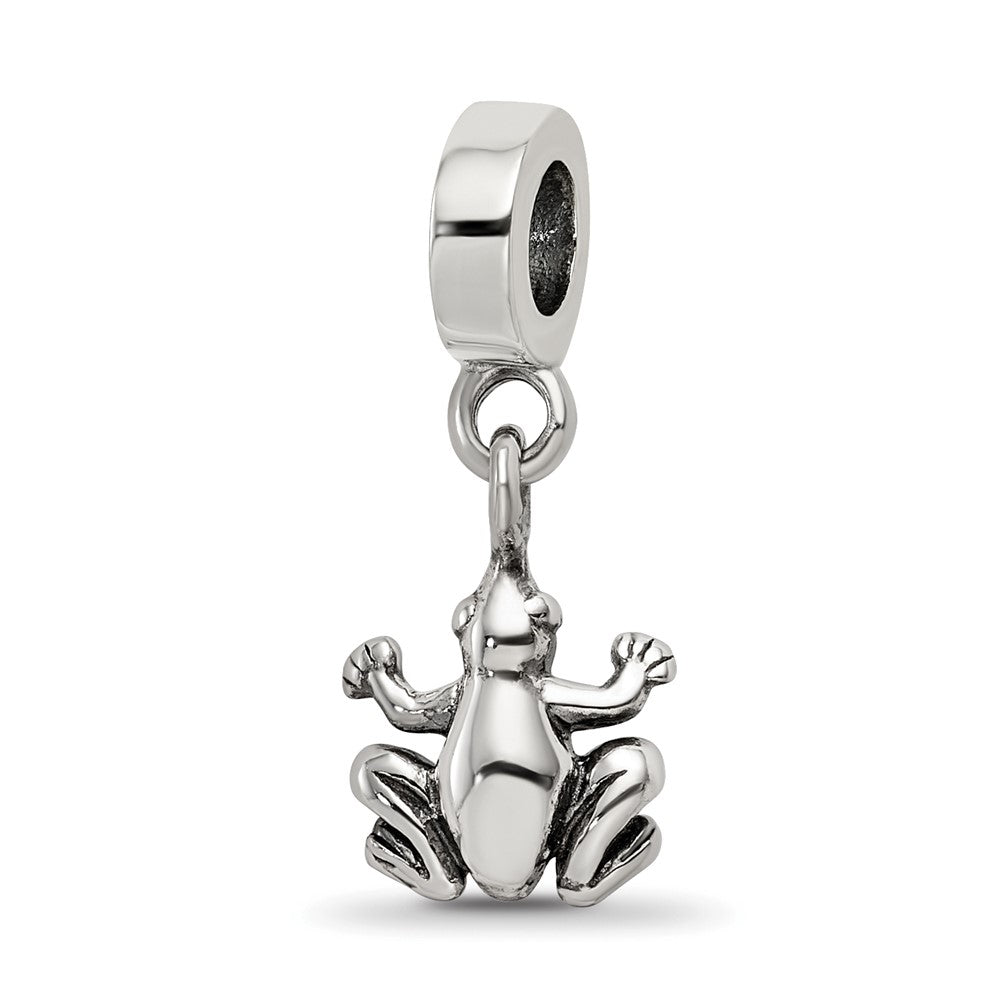 Sterling Silver Reflections Frog Dangle Bead