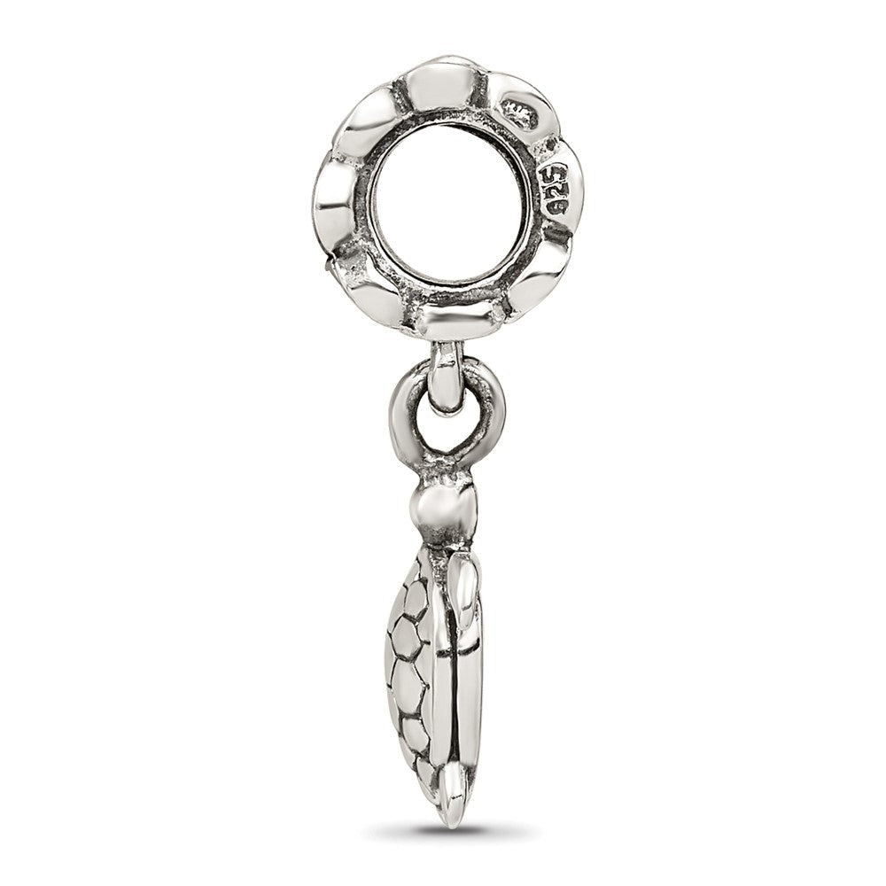 Sterling Silver Reflections Turtle Dangle Bead