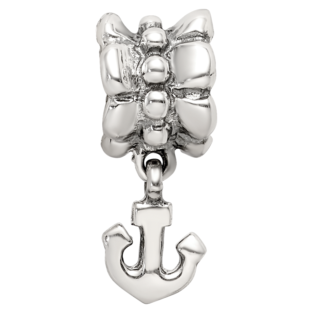 Sterling Silver Reflections Anchor Dangle Bead