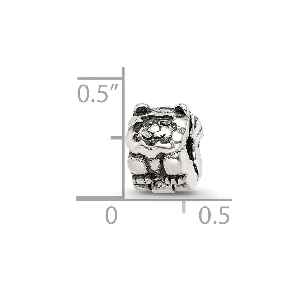 Sterling Silver Reflections Kids Lion Clip Bead