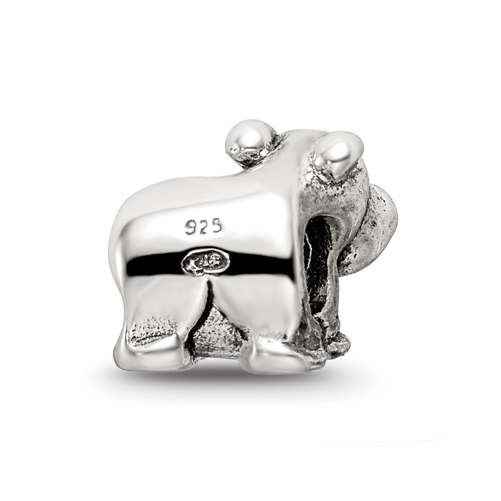 Sterling Silver Reflections Kids Hippo Bead