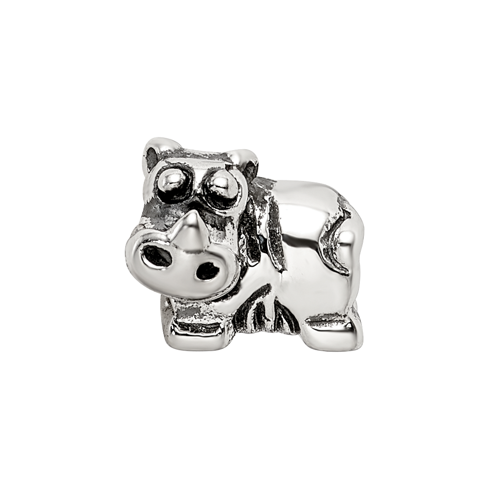 Sterling Silver Reflections Kids Rhino Bead