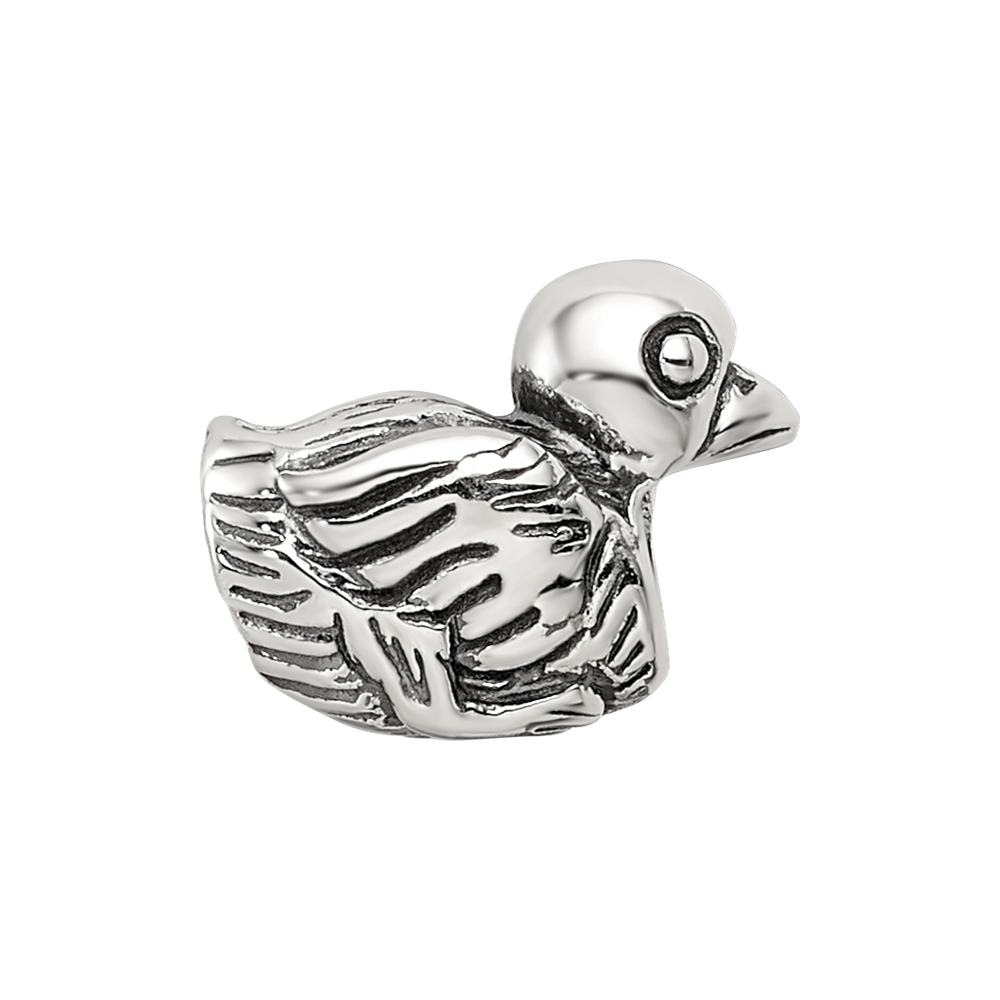 Sterling Silver Reflections Kids Duck Bead
