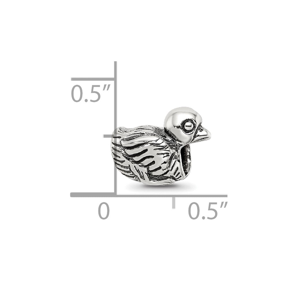 Sterling Silver Reflections Kids Duck Bead