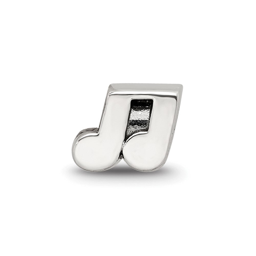 Sterling Silver Reflections Kids Music Notes Bead
