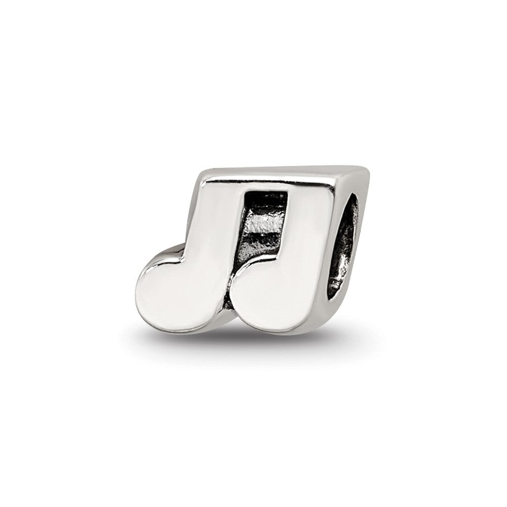 Sterling Silver Reflections Kids Music Notes Bead
