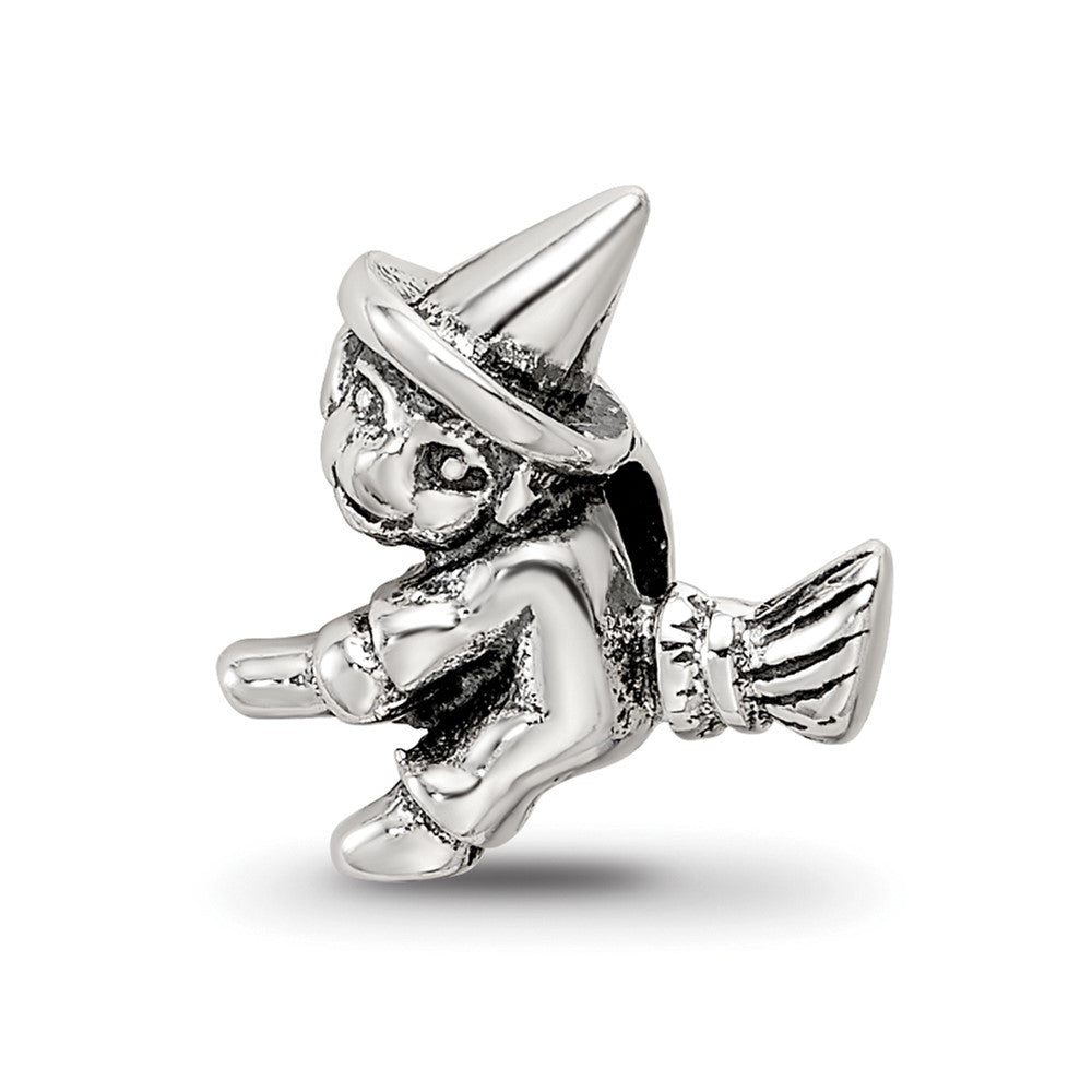 Sterling Silver Reflections Kids Witch Bead