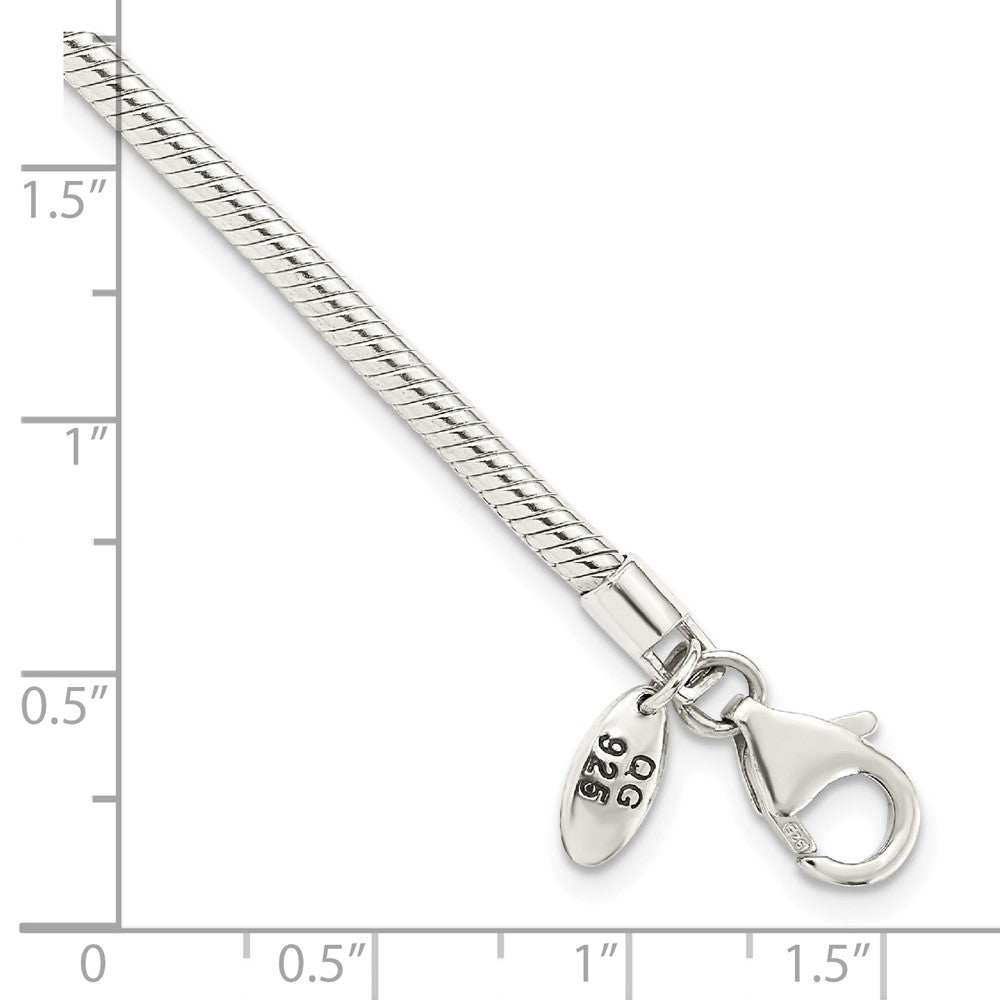 Sterling Silver Reflections Lobster Clasp Bead Anklet