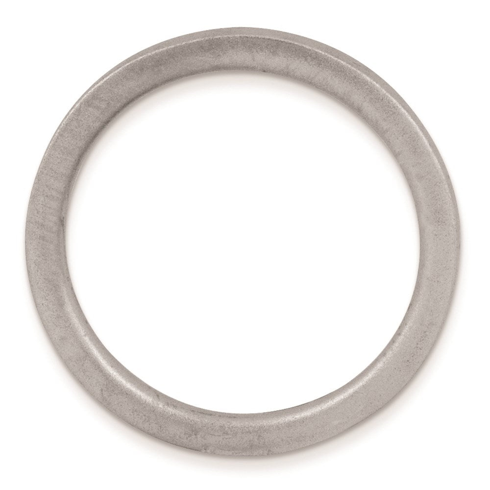 Sterling Silver Stackable Expressions Black-plated Satin Ring