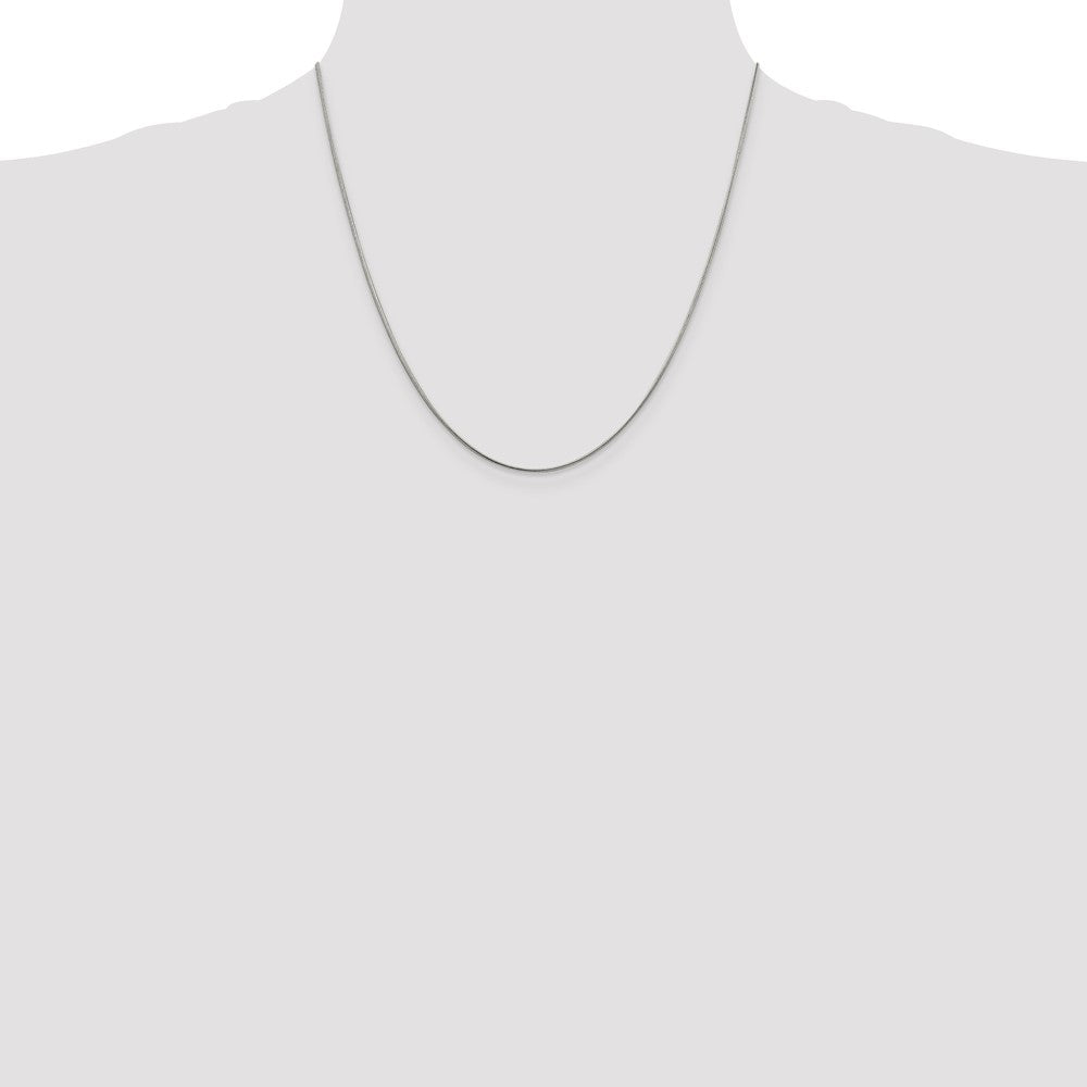 Sterling Silver 1mm Snake Chain