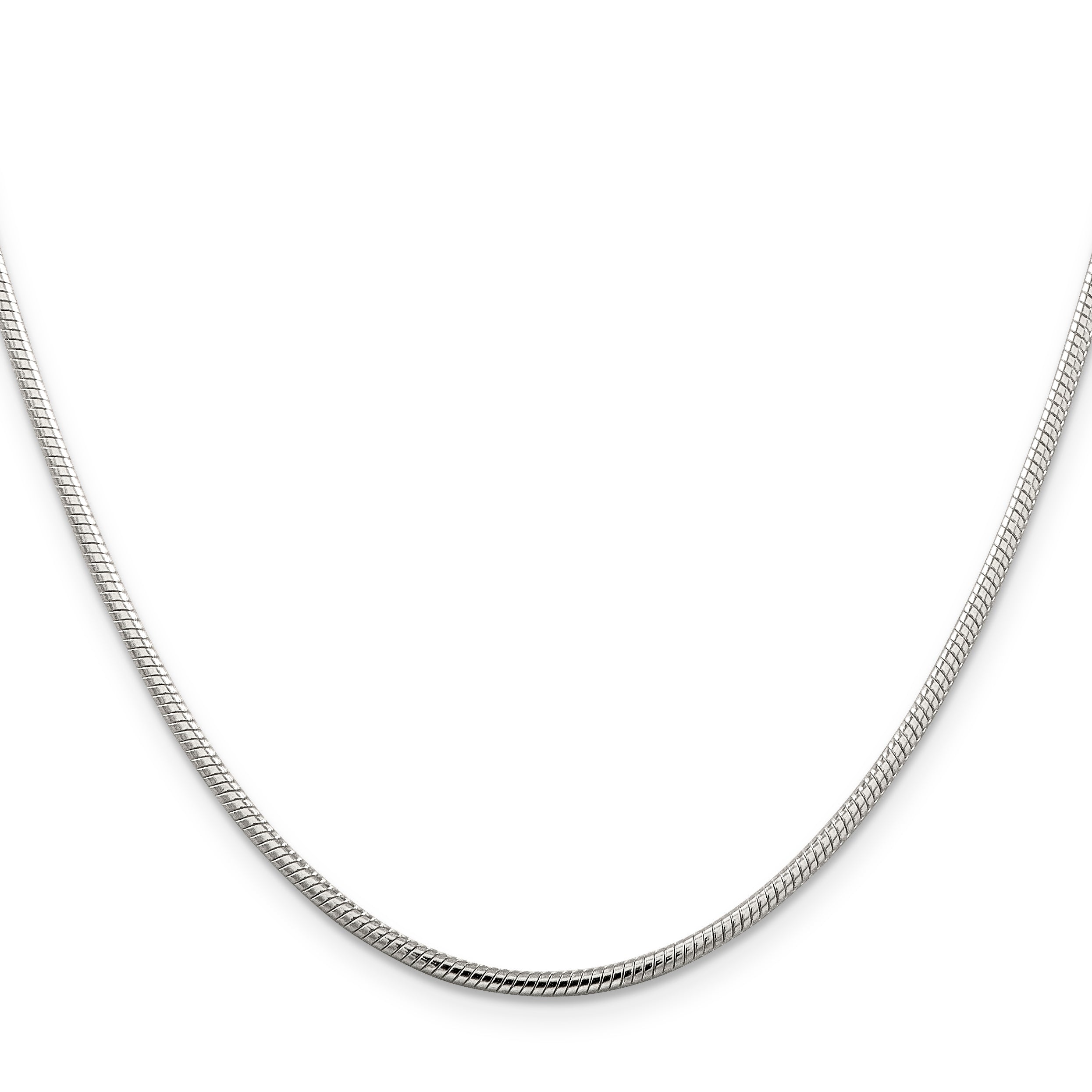 Sterling Silver 2mm Snake Chain