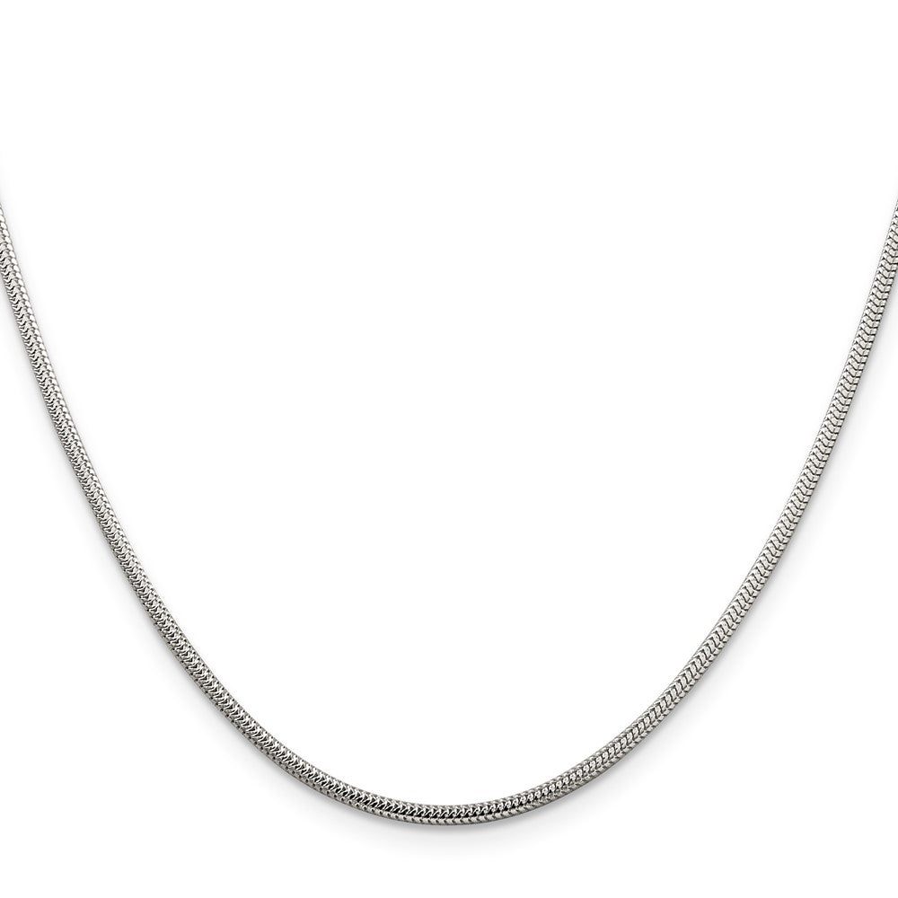 Sterling Silver 2mm Round Snake Chain