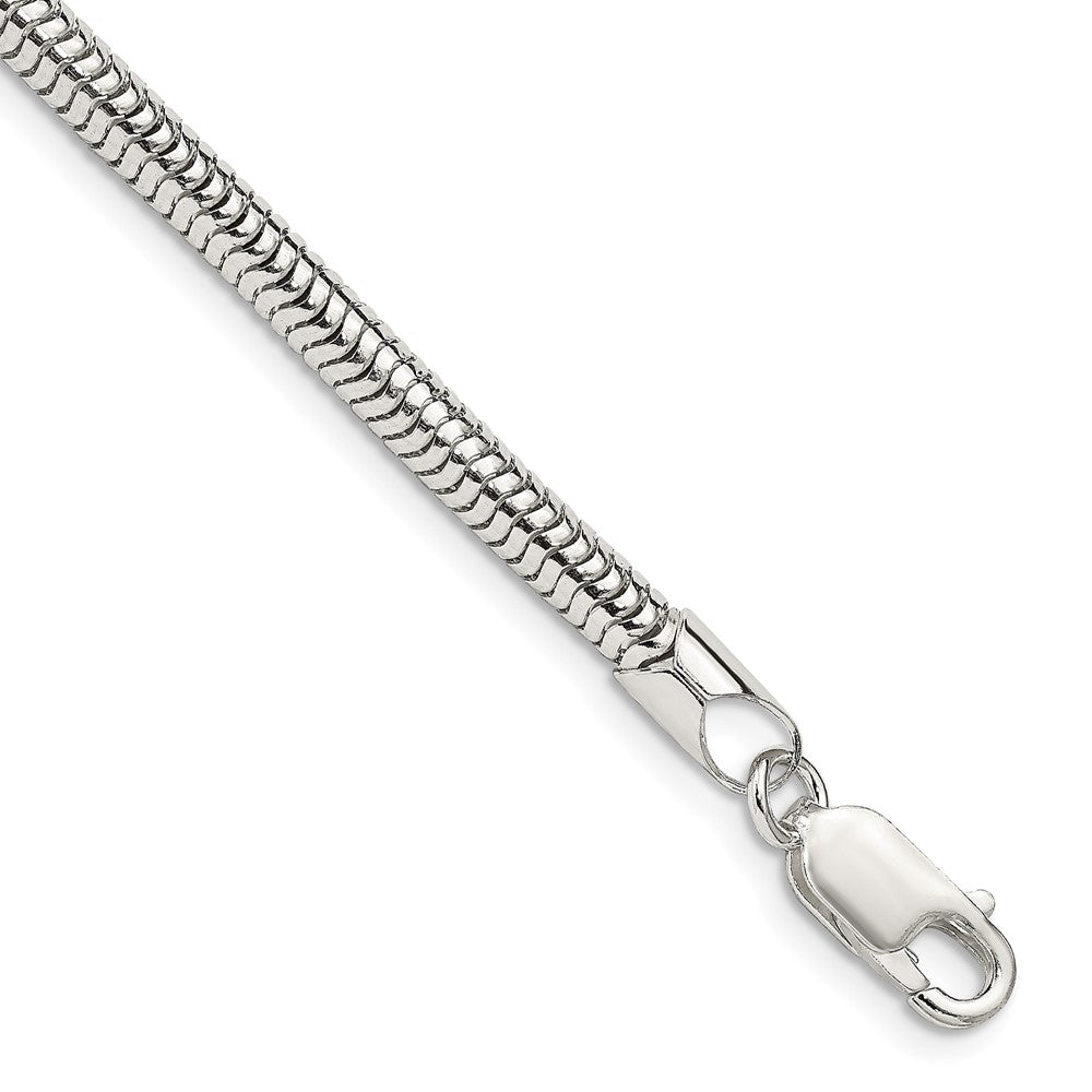 Sterling Silver 4mm Round Snake Chain