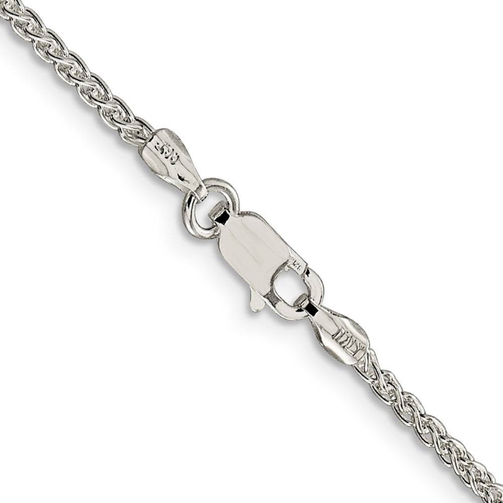 Sterling Silver 1.75mm Round Spiga Chain