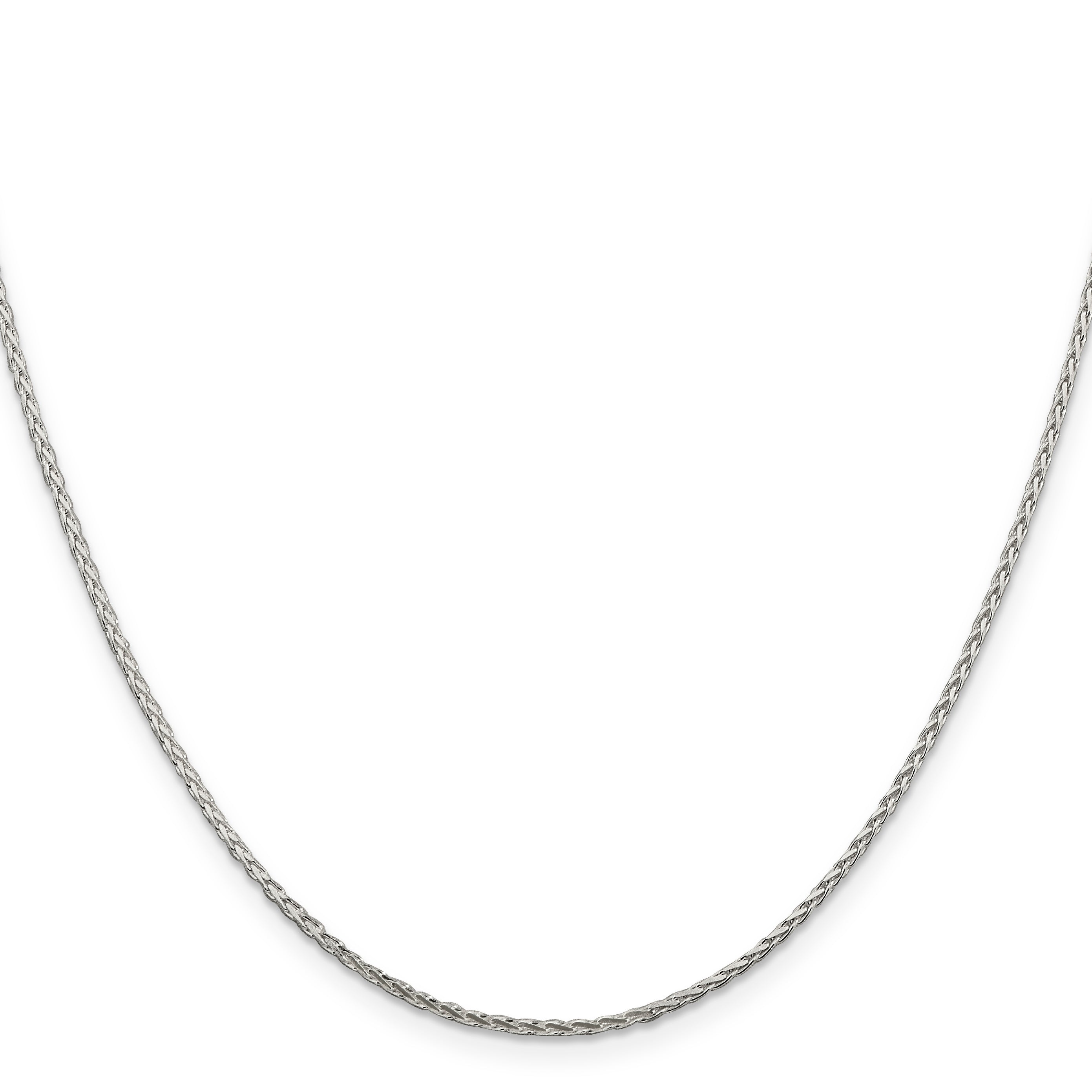 Sterling Silver 1.45mm Diamond-cut Round Spiga Chain
