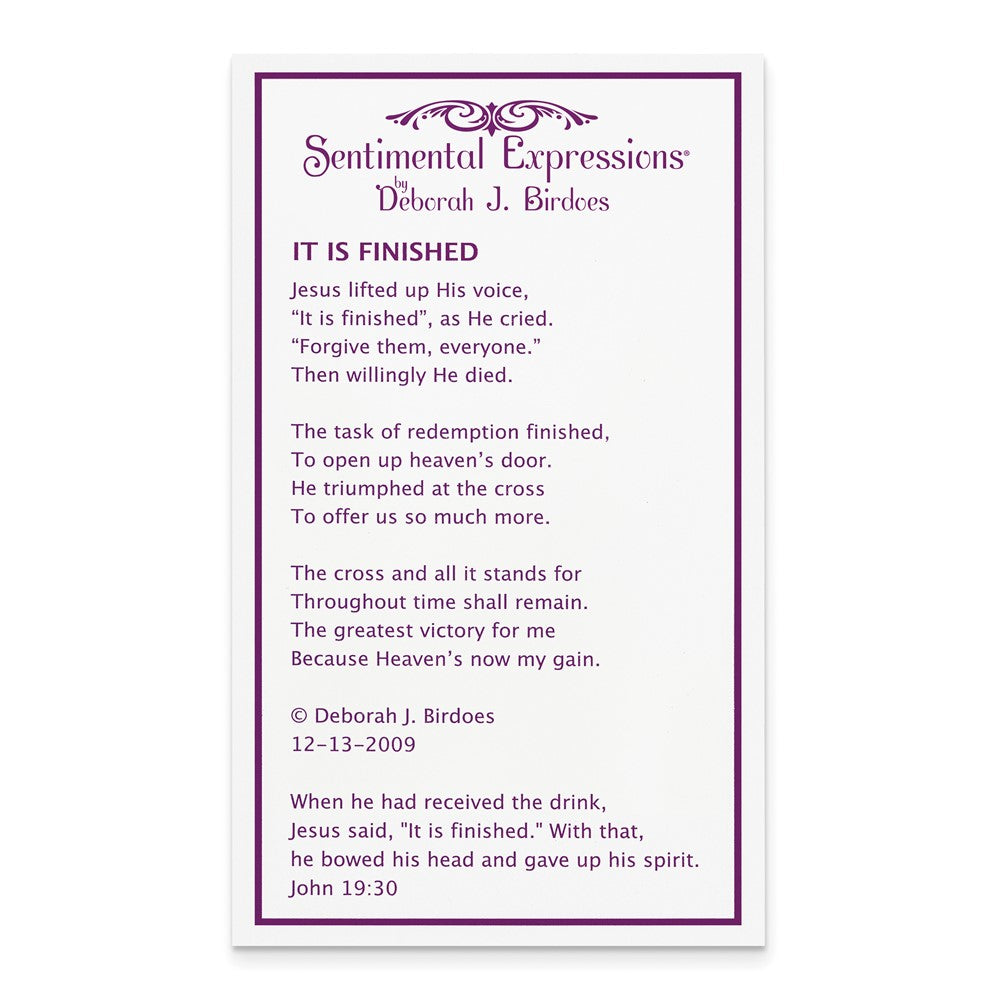 Sterling Silver & Gold-plated It Is Finished 18in Necklace