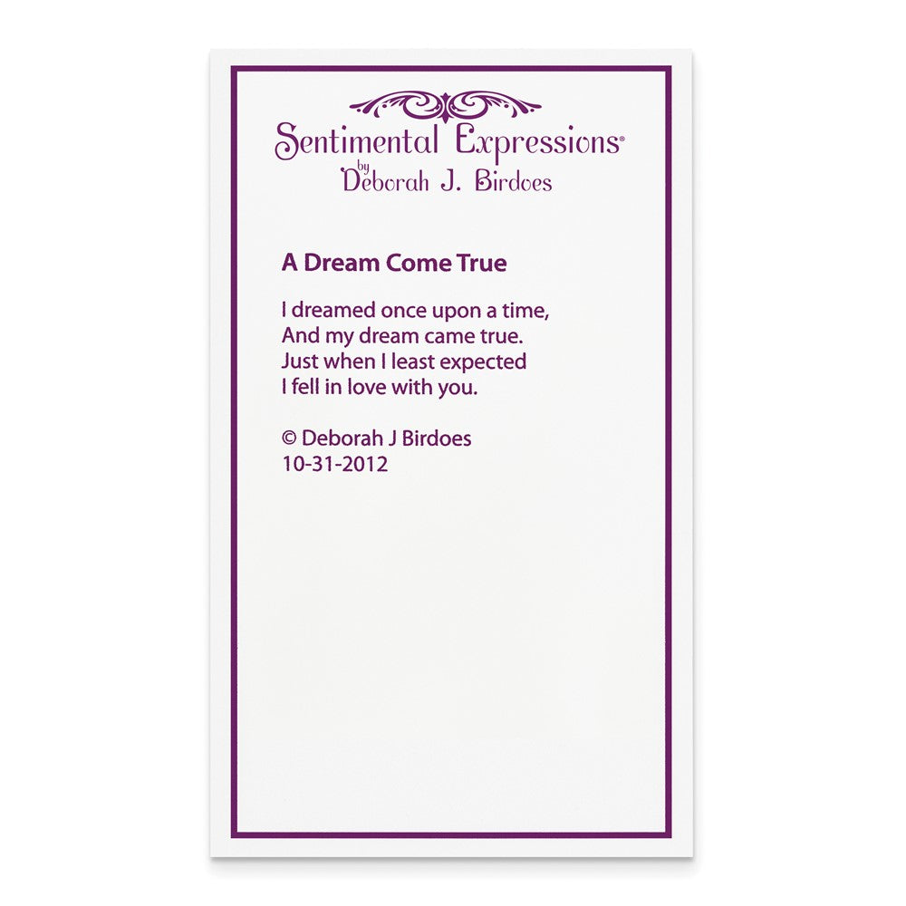 Sterling Silver CZ Stars & Heart Circle Dream Come True Necklace