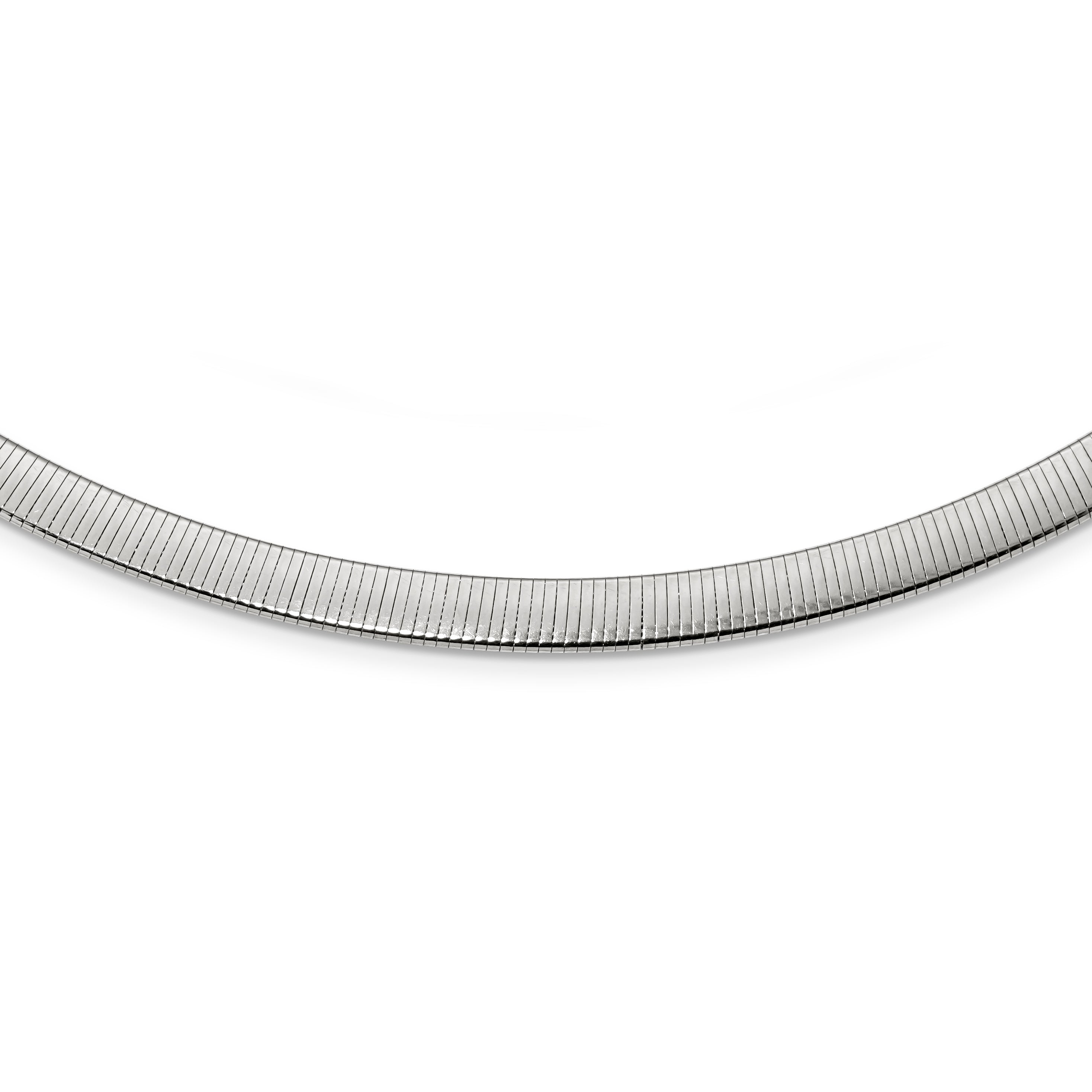 Sterling Silver Flash Gold-plate Reversible 5.75mm Cubetto Chain