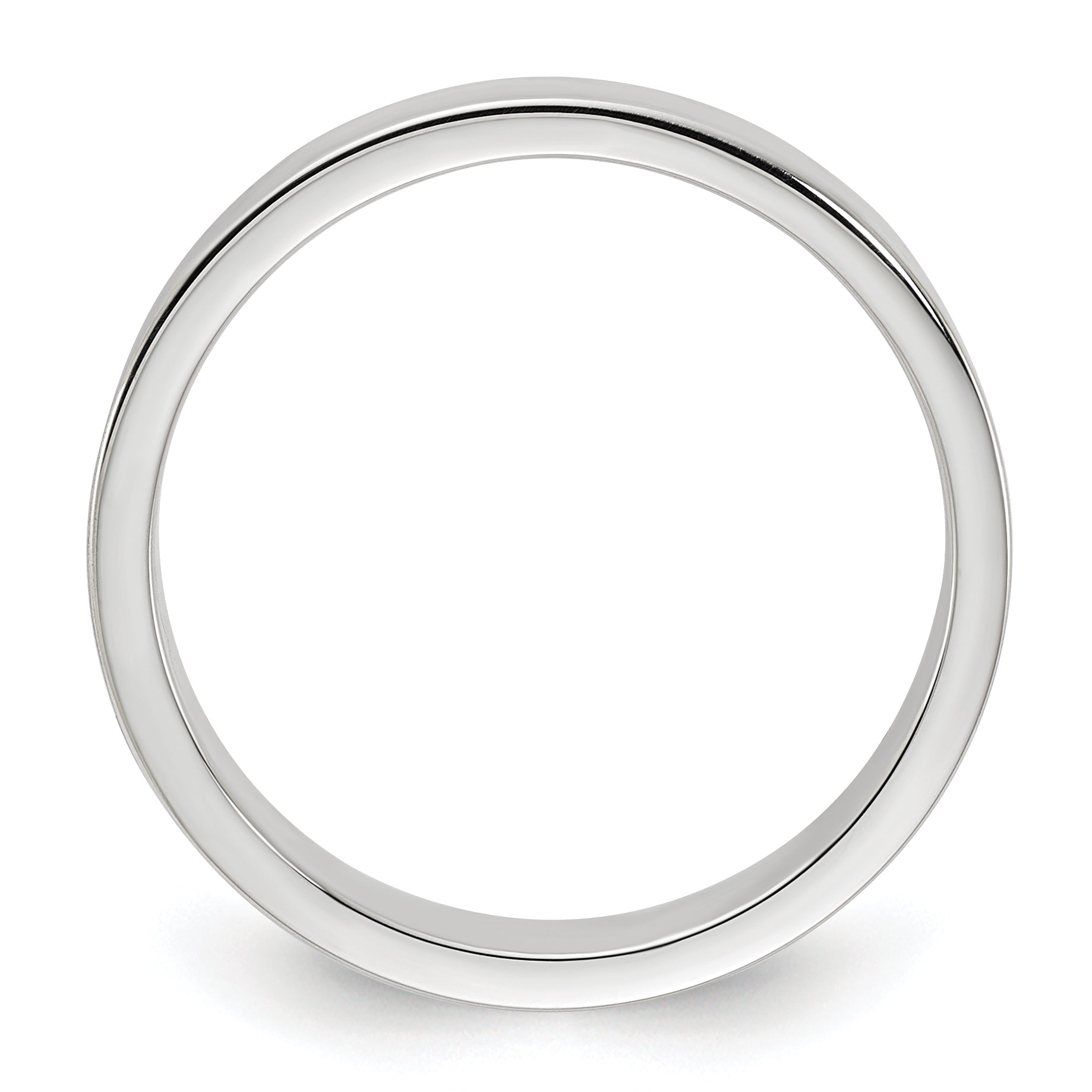 Sterling Silver 4mm Lightweight Flat Size 11 Band