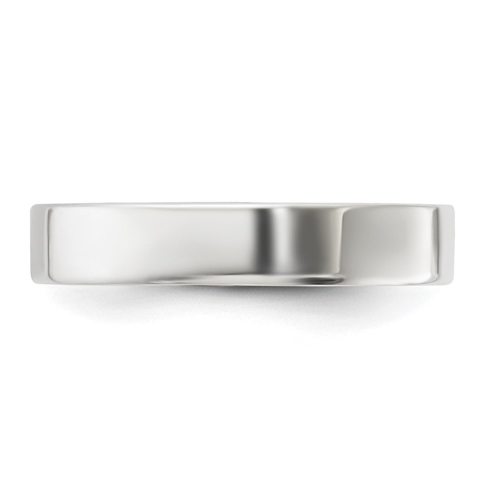 Sterling Silver 4mm Lightweight Flat Size 13 Band