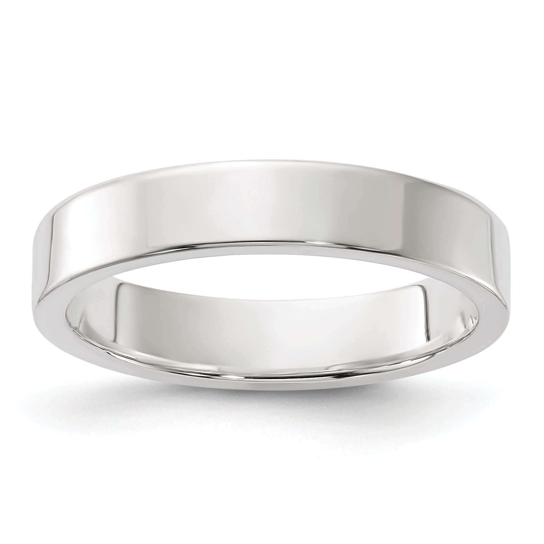 Sterling Silver 4mm Lightweight Flat Size 9 Band