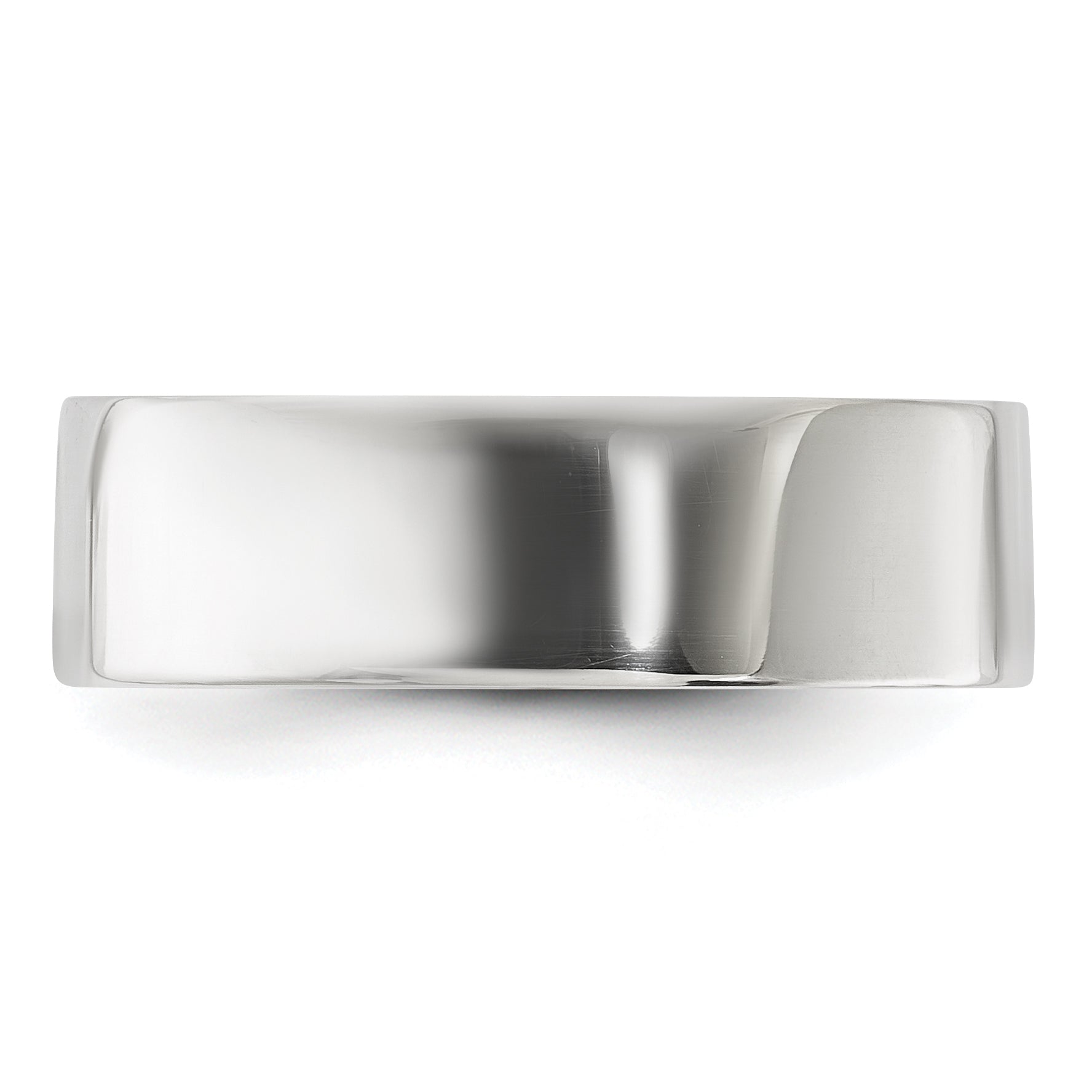 Sterling Silver 6mm Lightweight Flat Size 6.5 Band