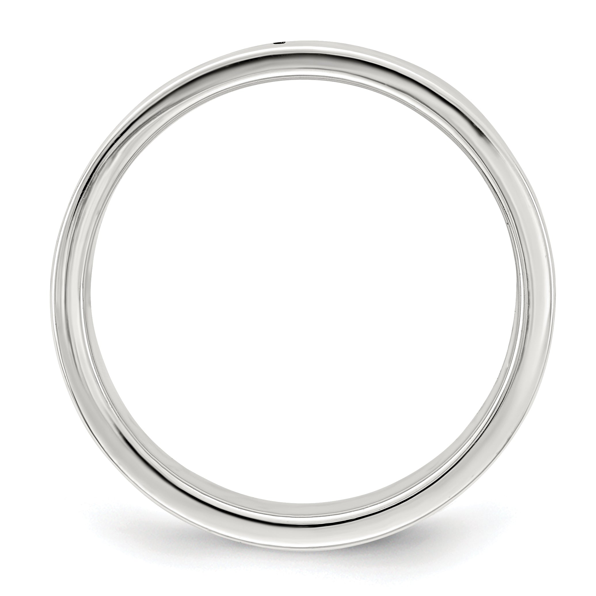 Sterling Silver 7mm Lightweight Flat Size 12 Band