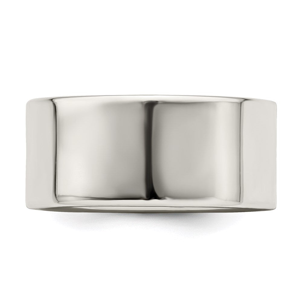 Sterling Silver 9mm Lightweight Flat Size 13 Band