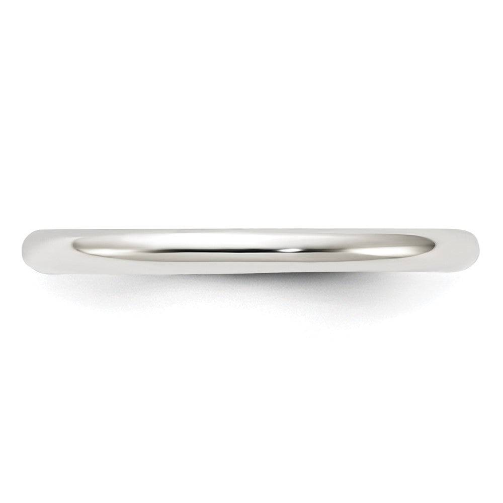 Sterling Silver 2mm Half Round Size 9.5 Band