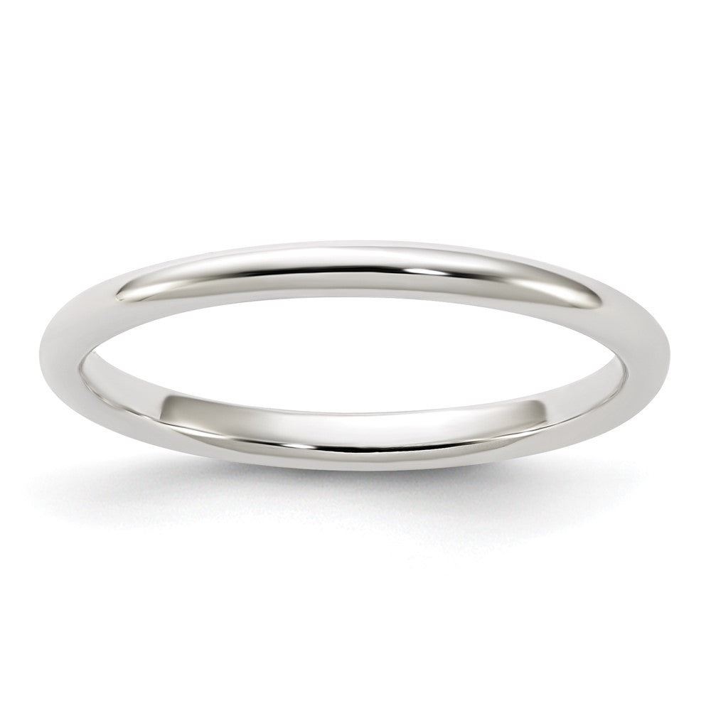 Sterling Silver 2mm Half Round Size 5.5 Band