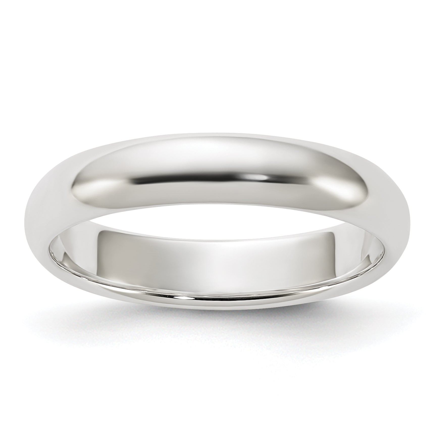 Sterling Silver 4mm Half Round Size 13 Band