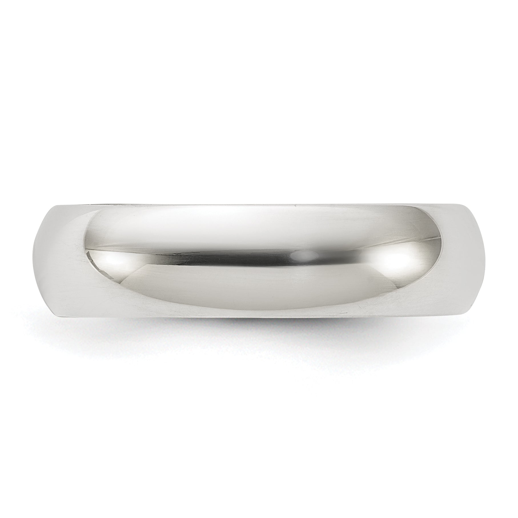 Sterling Silver 5mm Half Round Size 13 Band