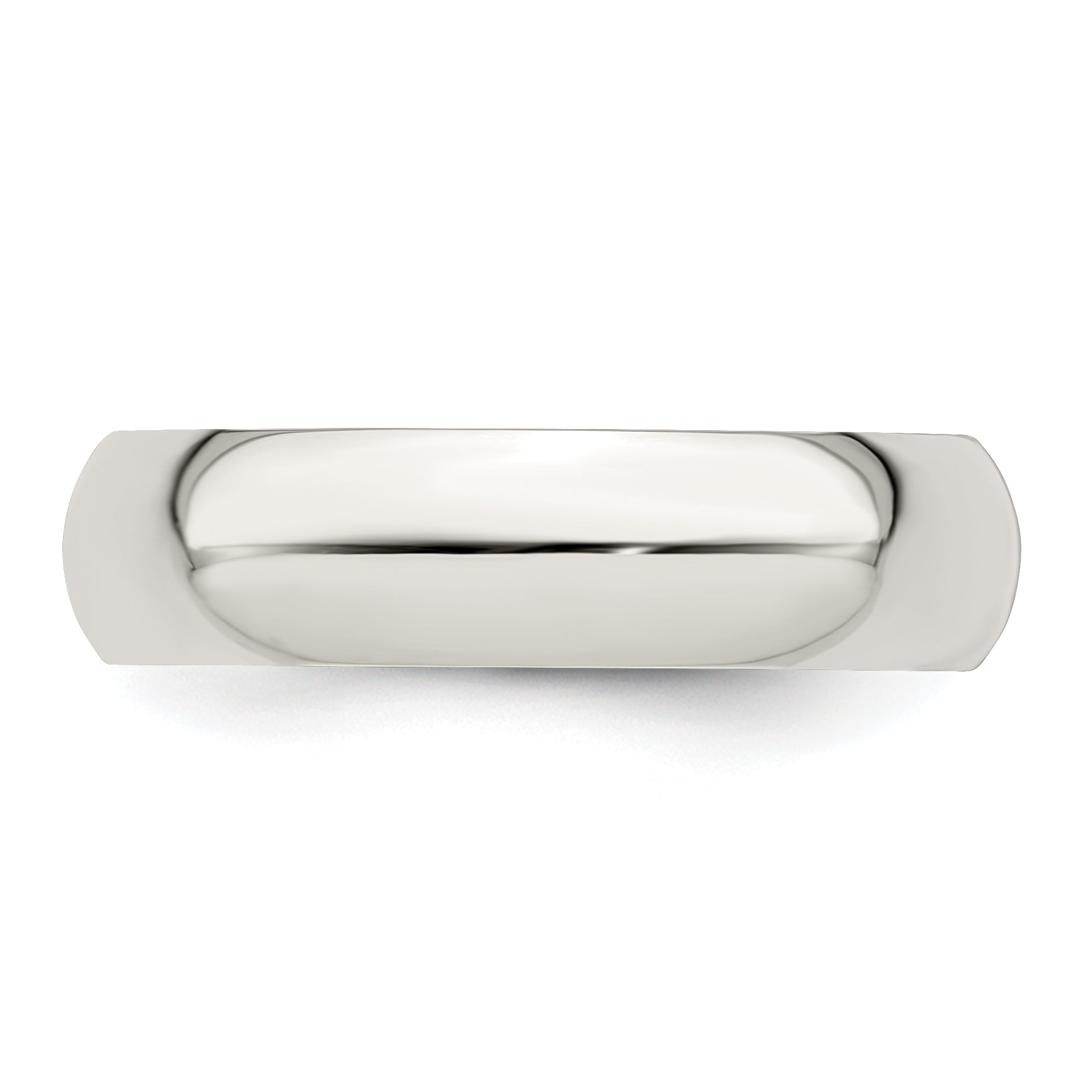 Sterling Silver 5mm Half Round Size 13 Band