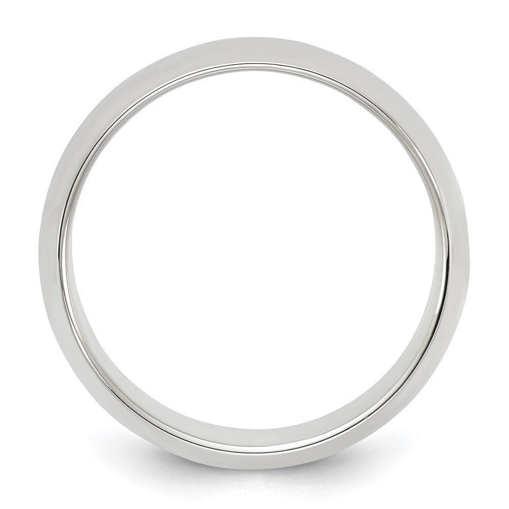 Sterling Silver 8mm Half Round Size 8.5 Band
