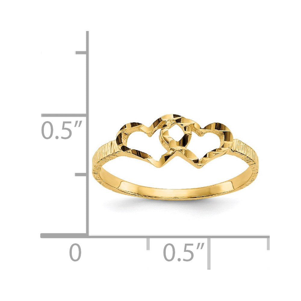 14k Children's Heart Ring