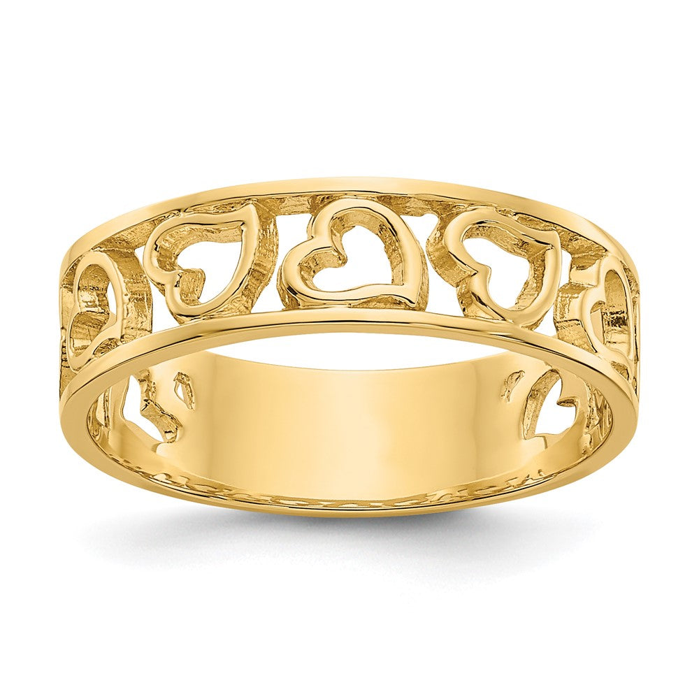 14k Heart Ring