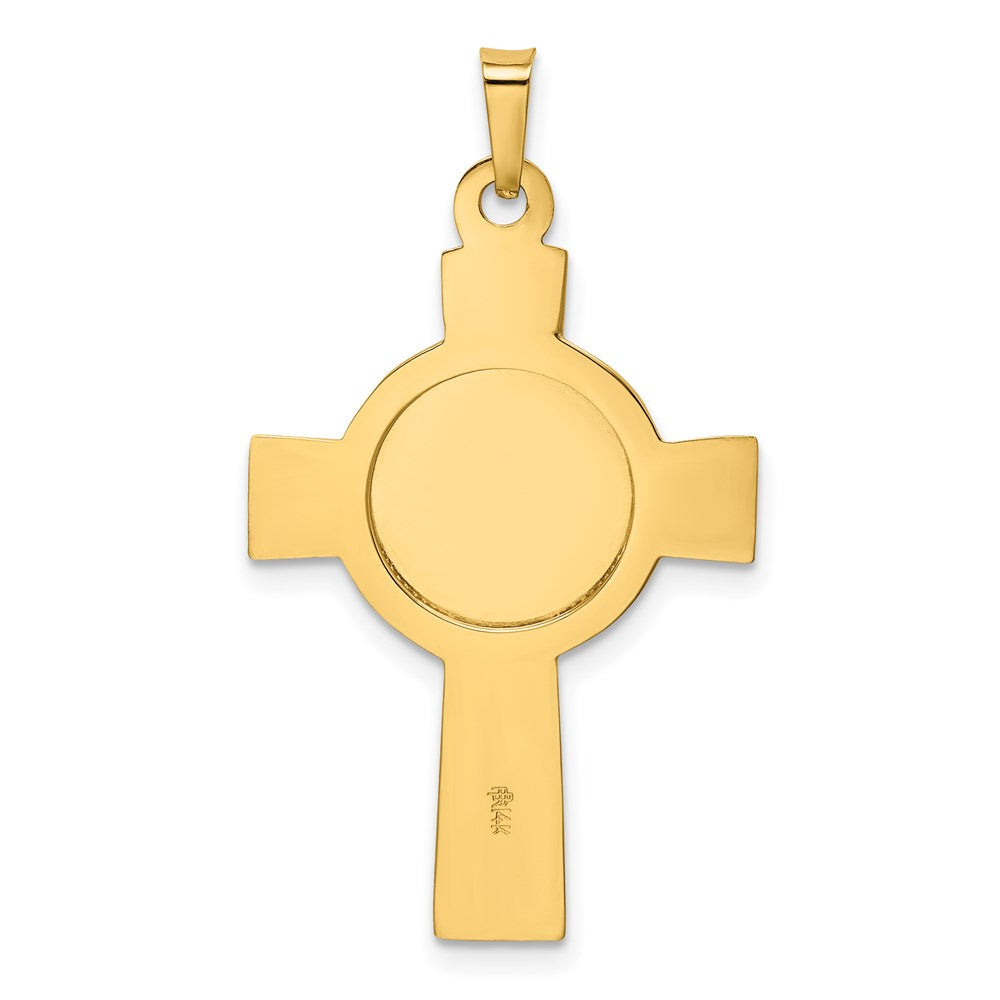 14k Cross w/St. Jude Medal Pendant