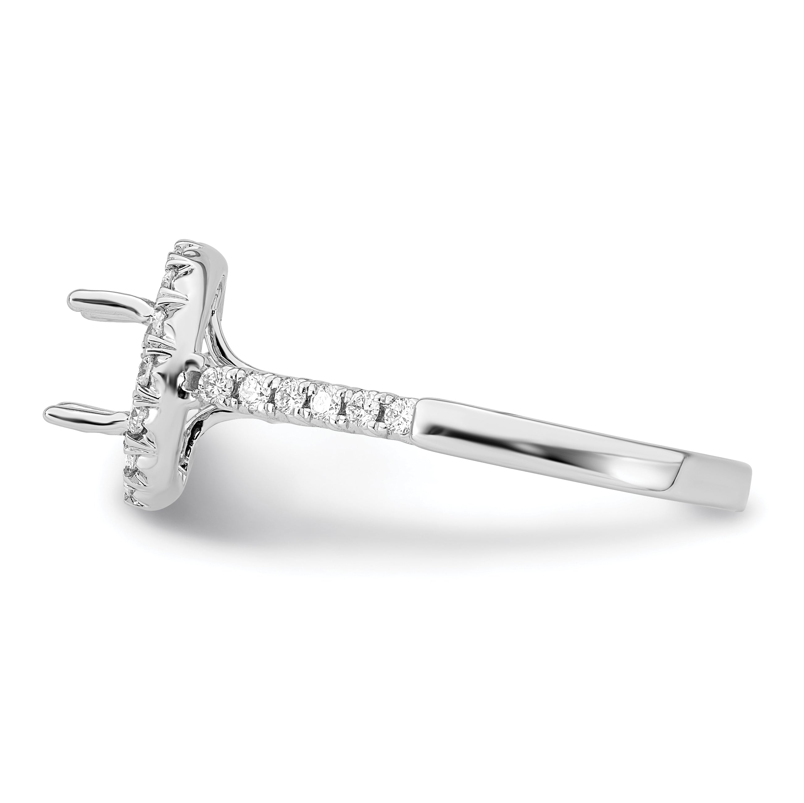 14k Rose Gold 3/4 carat Lab Grown Diamond VS/SI+ G+ Round Complete Size 7 Halo Engagement Ring