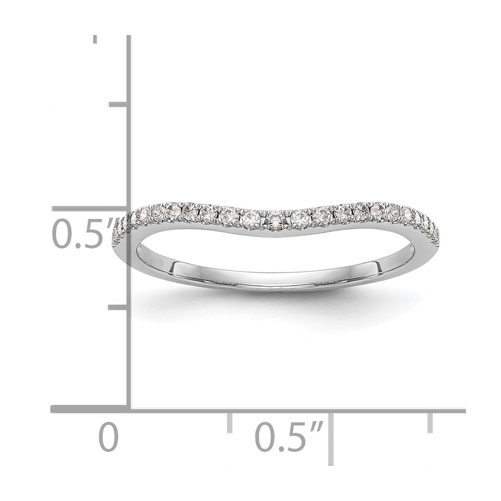 14K White Gold Lab Grown VS/SI FGH Dia Wedding Band