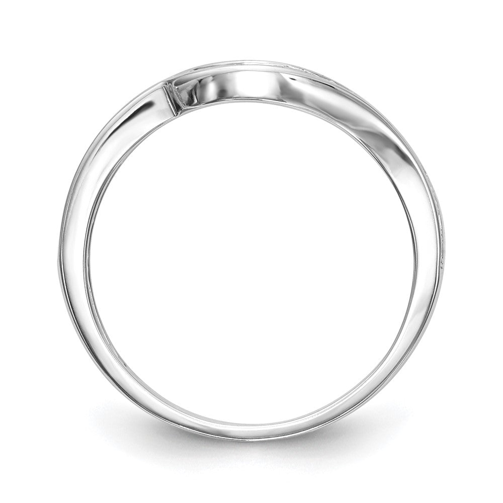 14K White Gold Lab Grown Diamond VS/SI FGH Wedding Band