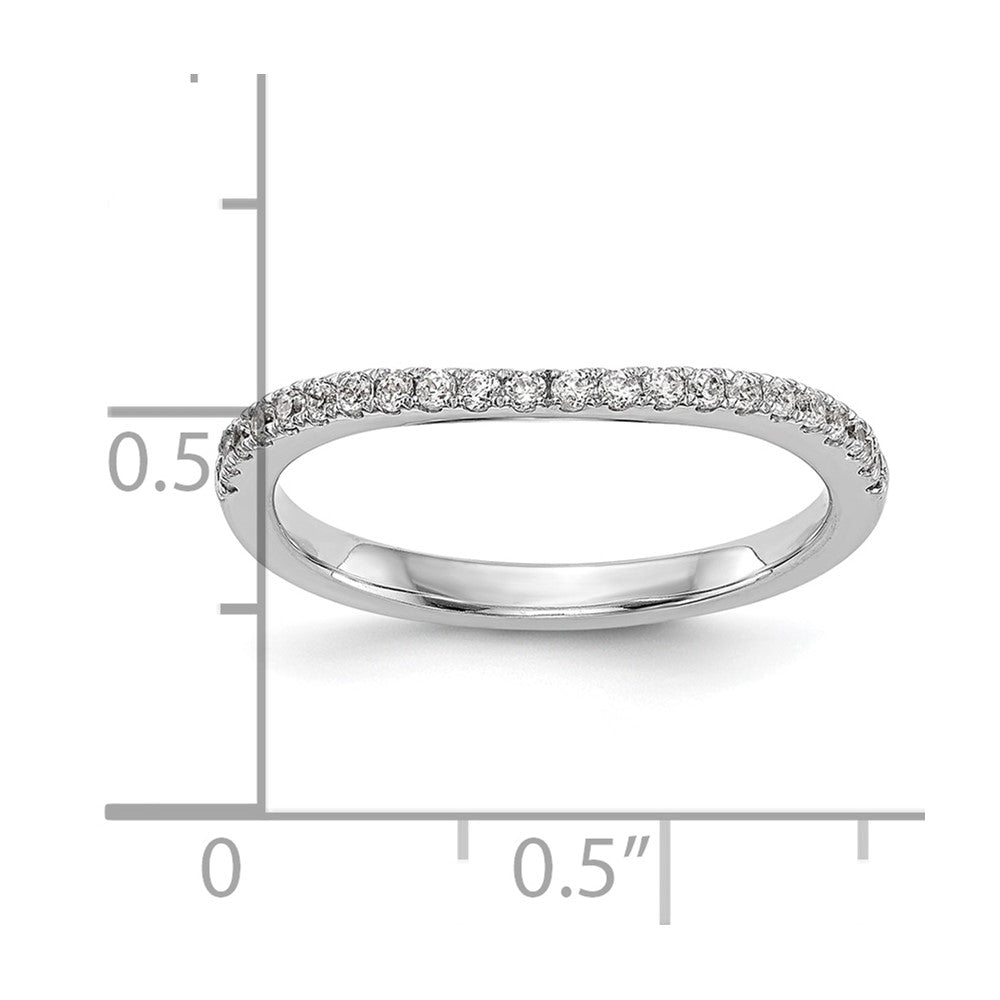 14K White Gold Lab Grown VS/SI FGH Dia Wedding Band